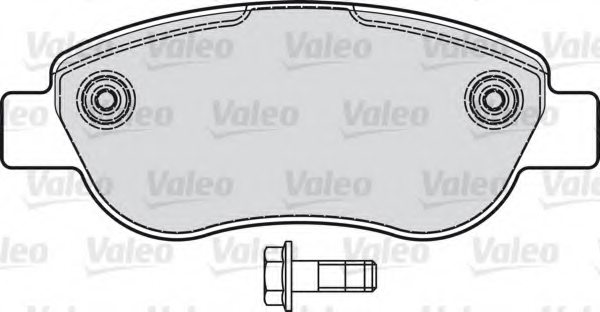VALEO 598773 Brake Pad Set, disc brake
